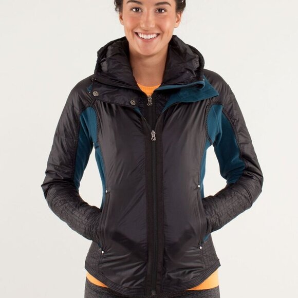 Run: Bundle Up Jacket- Warm Running Jacket- Fleece/ Goose Down- Size 6 - Picture 1 of 16